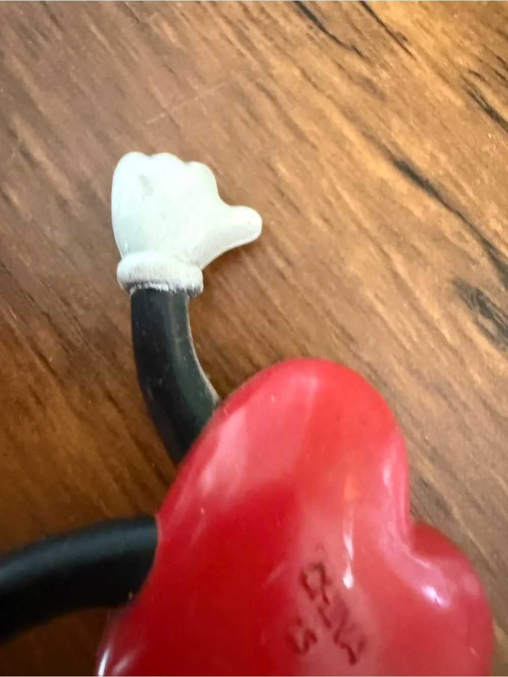 Red 'I Love You' Heart Figurine vintage